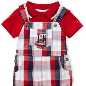 [18m] BNWT Tommy Hilfiger Short Overalls & Polo
